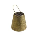T.concept Dekoratif Parlak Simli Eskitme Metal Mumluk Gold