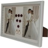 T.concept Led Isikli 2’Li Fotograf Cercevesi Beyaz 13X18 Cm