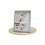 T.Concept LED Işıklı 2’li Fotoğraf Çerçevesi Beyaz 20*25 cm