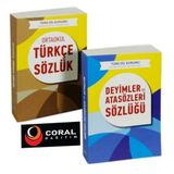 T.D.K. Uyumlu Ortaokul Türkçe Sözlük, Deyimler ve Atasözleri Sözlüğü Seti - 2 Kitap Takım