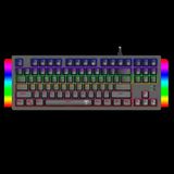 T-Dagger Balı, T-TGK311-BL, USB Kablolu, Türkçe Q, Rainbow Backlight, Blue Mekanik Switch, 87 Tuşlu, Gaming Klavye - YOK
