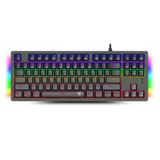 T-DAGGER BALI, T-TGK311-BL, USB Kablolu, Türkçe Q, Rainbow Backlight, Blue Mekanik Switch, 87 Tuşlu,