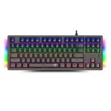 T-Dagger Bali, T-Tgk311-Bl, Usb Kablolu, Türkçe Q, Rainbow Backlight, Mekanik Switch, 87 Tuşlu, Klavye