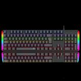 T-Dagger Naxos, T-TGK310-BL, USB Kablolu, Türkçe Q, Rainbow Backlight, Blue Mekanik Switch, 104 Tuşlu, Gaming Klavye - YOK