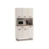 T Designo Amor Çok Amaçlı Dolap-Mikrodalga-Erzak-Airfryer-Mutfak-Kiler Dolabı-Kahve Köşesi-Beyaz-120Cm
