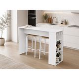 T Designo Asır Mutfak Adası Alt Modül 120 cm Beyaz
