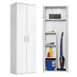 T Designo Aymo Paspas,süpürge - Temizlik Malzeme Dolabı - Çok Amaçlı Dolap - Banyo Dolabı - 60 cm - Beyaz