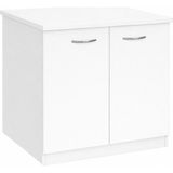 T Designo Fara Bulaşık Makinesi - Çamaşır Makinesi Alt Dolabı - 70 cm - Beyaz