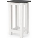 T Designo Gora Tabure- 40CM - Bar Sandalyesi - Bar Taburesi - Beyaz - Antrasit