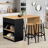 T Designo Milena Mutfak Adası - Alt Modül 120 cm Antrasit