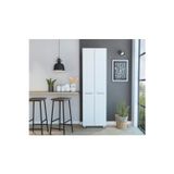 T Designo Sırma Çok Amaçlı Dolap,5 Raflı, 2 Kapaklı Mutfak Dolabı Kiler Dolabı Banyo Dolabı-60Cm