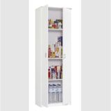 T Designo Tane Çok Amaçlı Dolap,4 Raflı, 2 Kapaklı Mutfak Dolabı Kiler Dolabı Banyo Dolabı