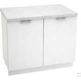 T Designo Tdesigno Defne Mutfak Alt Modül 80 cm Beyaz Tezgah Dahil Değil