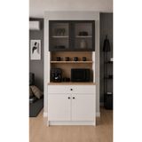 T Designo Tdesigno Fa Çok Amaçlı Dolap-mikrodalga-erzak-airfryer-mutfak-kiler Dolabı-kahve Köşesi-90cm