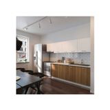 T Designo Tdesigno Oya Hazır Mutfak Dolabı 260 Cm - Tezgah Dahil - Ceviz Beyaz