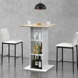 T Designo Tdesigno Pen Mutfak Masası Beyaz Çam - 60 - Beyaz - Kahverengi