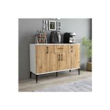 T Designo Tyche Çok Amaçlı Dolap-Mikrodalga-Erzak-Airfryer-Mutfak-Kiler Dolabı-Kahve Köşesi-Beyaz-120 cm