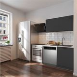 T Designo Vora 120 Cm Mutfak Dolabı Beyaz Laminat Tezgah ile Modern Tasarım ve Geniş Depolama Alanı