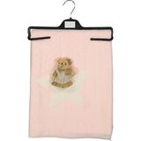 T.F. Tafyy Tafyy Baby 94817 Bebek Yıldızlı Ayıcıklı Triko Battaniye - Pembe