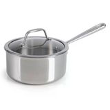 T-Fal Pro Üç Katlı Paslanmaz Çelik Kapaklı Sos Tavası, 2 Çeyrek, İndüksiyon Uyumlu, Fırında Güvenli, Kapak 100°C, Çok Amaçlı, Hızlı