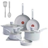 T-Fal Refresh Seramik Yapışmaz Tencere Seti 12 Parça Fırın Kasası 12 Parça Mutfak Pişirme Seti Yumurta Tavası, Kızartma Tavaları, Tencereler, Hollandalı Fırın, Kapaklar, Aletler, Tencere Ve Tavalar,