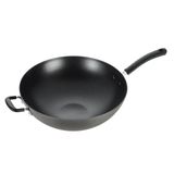 T-Fal Ultimate Sert Eloksallı Yapışmaz Wok 14" Fırında Güvenli 350° Yapışmaz Tava Tencere Tencere Ve Tavalar Mutfak Çok Yönlü Derin Kızar