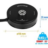 T-Motor MN1010 135KV Brushless Fırçasız Brushless Fırçasız Uav Motor Multikopter Multi-Rotor Quadcopter Hexacopter Drone Motoru - Siyah