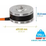 T-Motor MN501-S 240KV Brushless Brushless Fırçasız UAV Multikopter Multi-rotor Quadcopter Hexacopter Drone Motoru