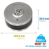 T-Motor MN605-S 170KV Brushless Fırçasız Brushless Fırçasız Uav Motor Multikopter Multi-Rotor Quadcopter Hexacopter Drone Motoru - Gümüş
