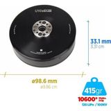 T-Motor U Power Type U10 II 100KV Brushless Fırçasız UAV Motor Multikopter Multirotor Quadcopter Hexacopter Drone Motoru