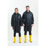 T Rain Kadın Yağmurluk - 2XL - Siyah