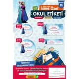 t tuğset etiket Okul Etiketi Elsa Anna Kalem Defter Etiketi Özel İsim Yazılabilen Etiket Seti - İsim Etiketi-T549-OE