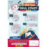 t tuğset etiket Okul Etiketi Kalem Defter Etiketi Özel Isim Yazılabilen Etiket Seti - Isim Etiketi-t524-oe79