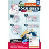 t tuğset etiket Okul Etiketi Kalem Defter Etiketi Özel Isim Yazılabilen Etiket Seti - Isim Etiketi-t524-oe79