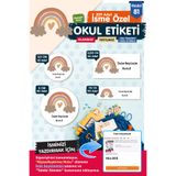 t tuğset etiket Okul Etiketi Kalem Defter Etiketi Özel Isim Yazılabilen Etiket Seti - Isim Etiketi-t526-oe81