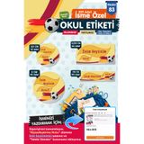t tuğset etiket Okul Etiketi Kalem Defter Etiketi Özel Isim Yazılabilen Etiket Seti - Isim Etiketi-t527-oe83