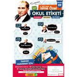 t tuğset etiket Okul Etiketi Kalem Defter Etiketi Özel İsim Yazılabilen Etiket Seti - İsim Etiketi-T534-OE89
