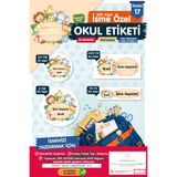 t tuğset etiket Okul Etiketi Kalem Defter Etiketi Özel İsim Yazılabilen Etiket Seti - İsim Etiketi-T540-OE17