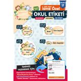 t tuğset etiket Okul Etiketi Kalem Defter Etiketi Özel İsim Yazılabilen Etiket Seti - İsim Etiketi-T540-OE17