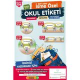 t tuğset etiket Okul Etiketi Kalem Defter Etiketi Özel İsim Yazılabilen Etiket Seti - İsimli Etiket OE156-T1472-OE1
