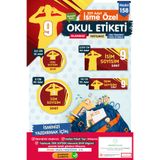 t tuğset etiket Okul Etiketi Kalem Defter Etiketi Özel İsim Yazılabilen Etiket Seti - İsimli Etiket OE158-T1478-OE1