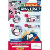 t tuğset etiket Okul Etiketi Kuromi Temalı Kalem Defter Etiketi Özel İsim Yazılabilen Etiket Seti - İsim Etiketi-T10
