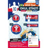 t tuğset etiket Okul Etiketi Messi Temalı Kalem Defter Etiketi Özel İsim Yazılabilen Etiket Seti - İsim Etiketi-T10