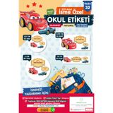 t tuğset etiket Okul Etiketi Şimşek Mcqueen Kalem Defter Etiketi Özel İsim Yazılabilen Etiket Seti - İsim Etiketi-T5