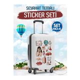 t tuğset etiket Seyahat Temalı Bavul Sticker Etiket Çıkartma S4 (Laptop Tablet Suluk Telefon Valiz Defter Kitap)-T97
