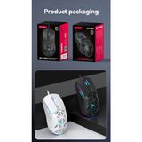 T-Wolf G530 Robocop Rgb Gaming Mouse 6400 Dpı Kablolu Oyuncu Mouse 1000Hz Gri