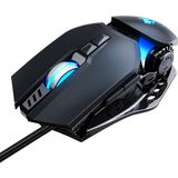 T-Wolf G530 Robocop Rgb Gaming Mouse 6400 Dpı Kablolu Oyuncu Mouse 1000Hz Siyah
