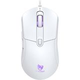T-Wolf G550 Rgb Kablolu Gaming Mouse 7200 Dpı 6 Tuşlu Oyuncu Mouse - Beyaz - Pembe