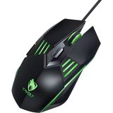 T-Wolf G560 Rgb Kablolu Gaming Mouse 3200 Dpı 6 Tuşlu LED Işıklı Oyuncu Mouse Siyah