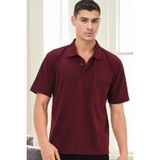 T0093 DEWBERRY ERKEK T-SHIRT-BORDO